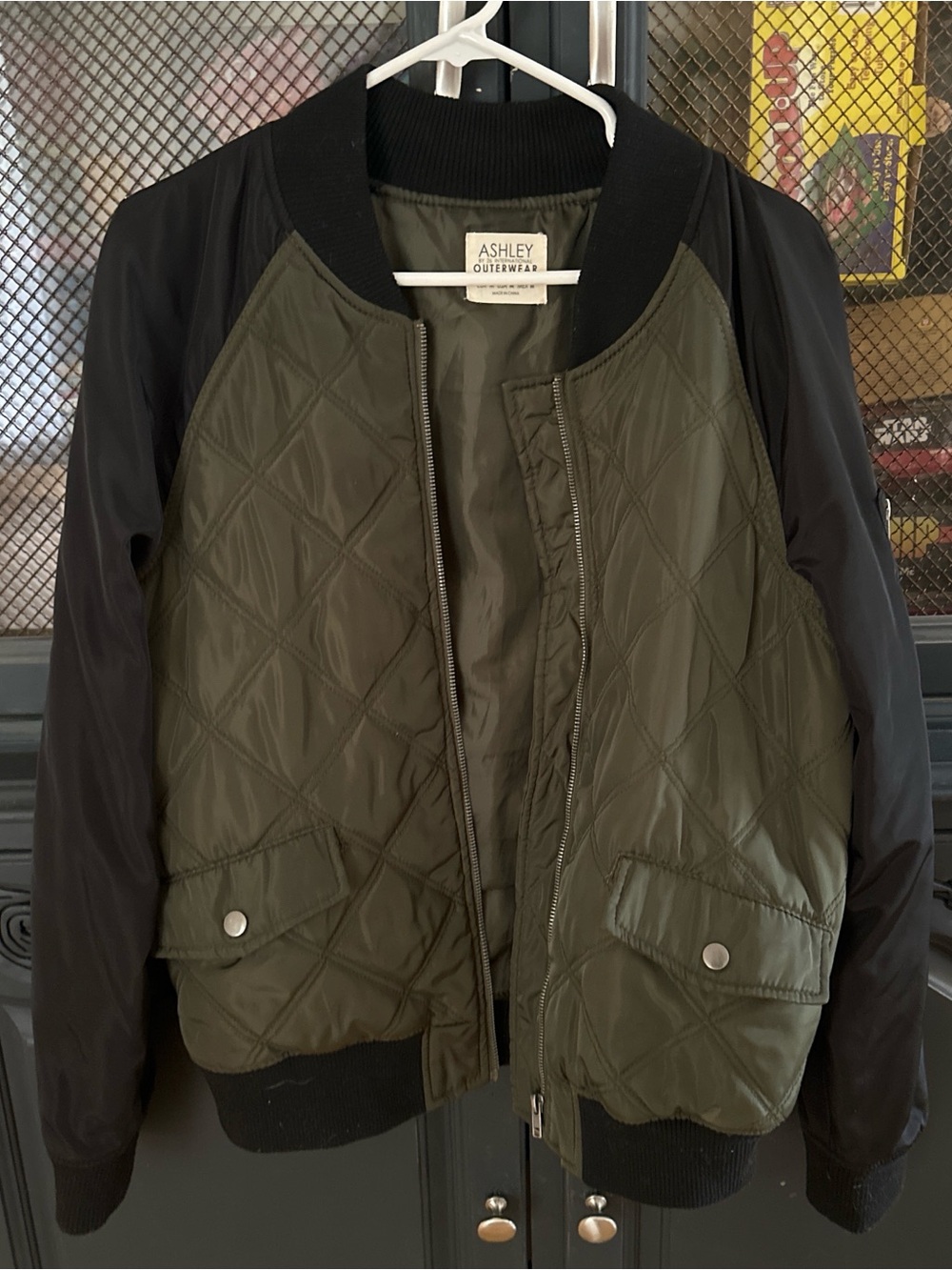 🫐 2/&25 DEAL • BOMBER JACKET - Quilted Bomber with Black Sleeves